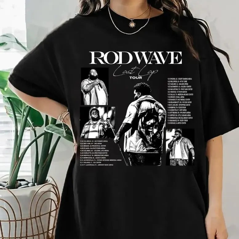 Vintage Rod Wave T-Shirt, Concert Tee, Rod Graphic Tee Hoodie, Sweatshirt | GrindPrints.com