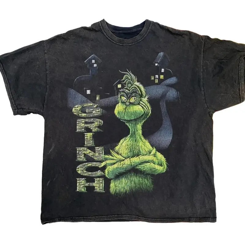 Vintage STANK Christmas t-shirt, 90' Graphic tee Hoodie, Sweatshirt | GrindPrints.com