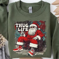 Vintage Santa Thug life Christmas Sweatshirt, Thug Life Christmas Sweatshirt, Christmas Sweatshirt, Christmas Movie Tee,...