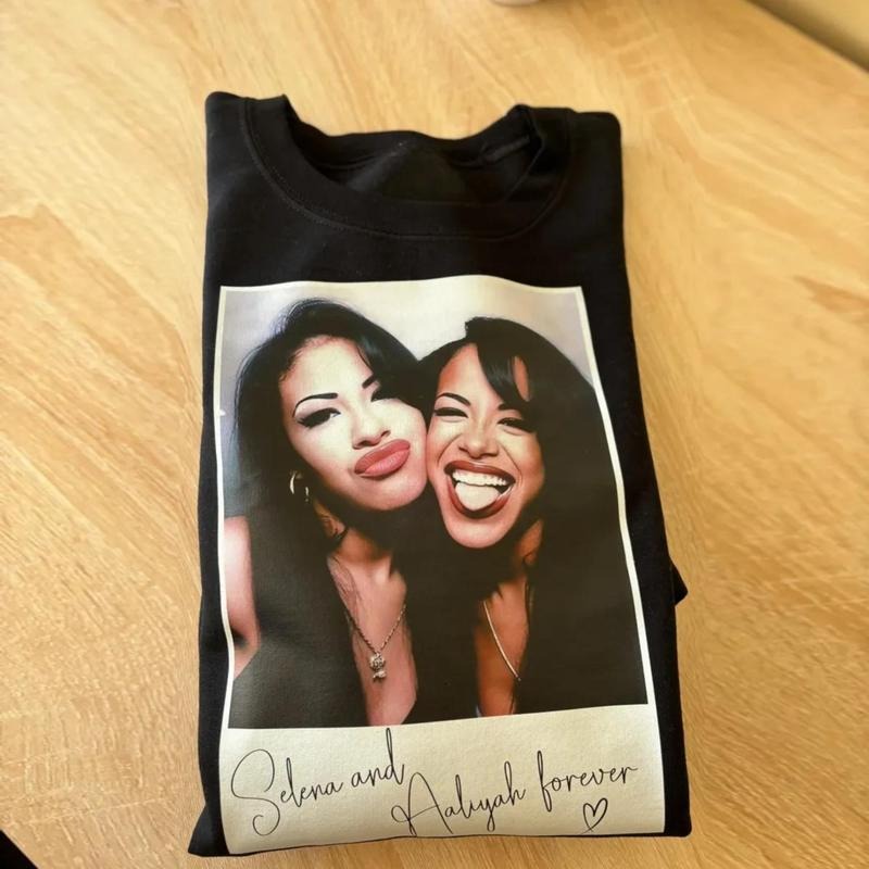 Vintage Selena and Aaliyah Shirt, Selena Shirt, Aaliyah Shirt, Aaliyah One in a Million Shirt, Aaliyah Merch, Aaliyah...