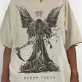 Vintage Sleep Token Rock Band Reaper Angel Groovy Shirt Sleep Token Shirt T-Shirts, Hoodie, Sweatshirt
