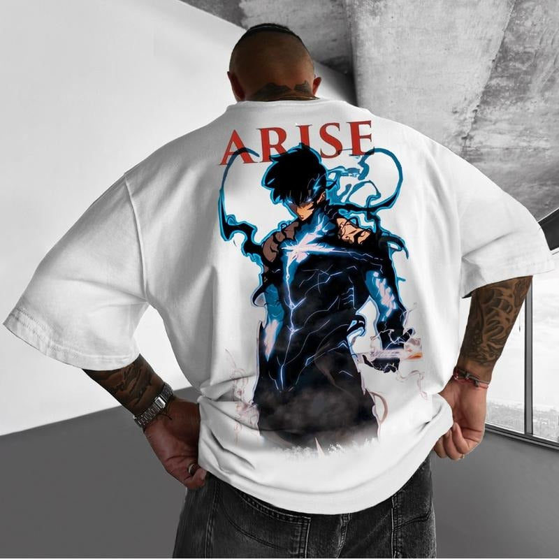 Vintage Solo Leveling 2 Sides Shirt, Sung Jin Woo Tee, Anime shirt, Japanese Anime, Birthday Gift Hoodie, Sweatshirt