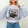Vintage Sorry Cupid I'Ve Been Feral Coquette Heart Shirt Sarcastic Funny Cupid Raccoon T-Shirts, Hoodie, Sweatshirt