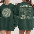 Vintage Stick Season 2023 Sweatshirt, 2 SIDES Noah Kahan Shirt, Country Music Shirt, Noah Kahan Tour, Noah Kahan Stick...