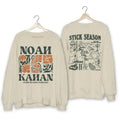 Vintage Stick Season Tour 2023 Sweatshirt, 2 Sides Noah Kahan Stick Season Tour 2023, Kahan Folk Pop Music Shirt, Country...