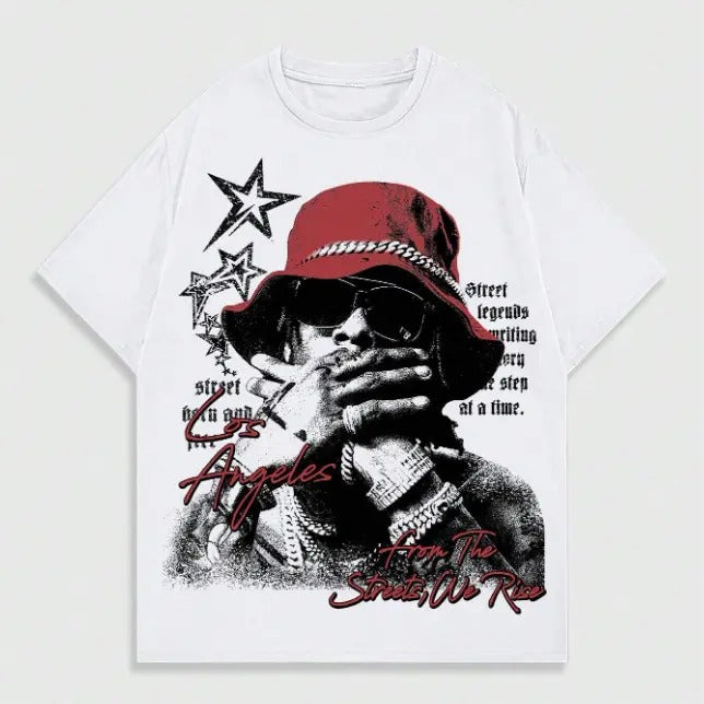 Vintage Street Life 1pc Men's Graphic Tee, Sweatshirt, Hoodie Gift For Women Top Womenswear Underwear Cotton T-Shirt...