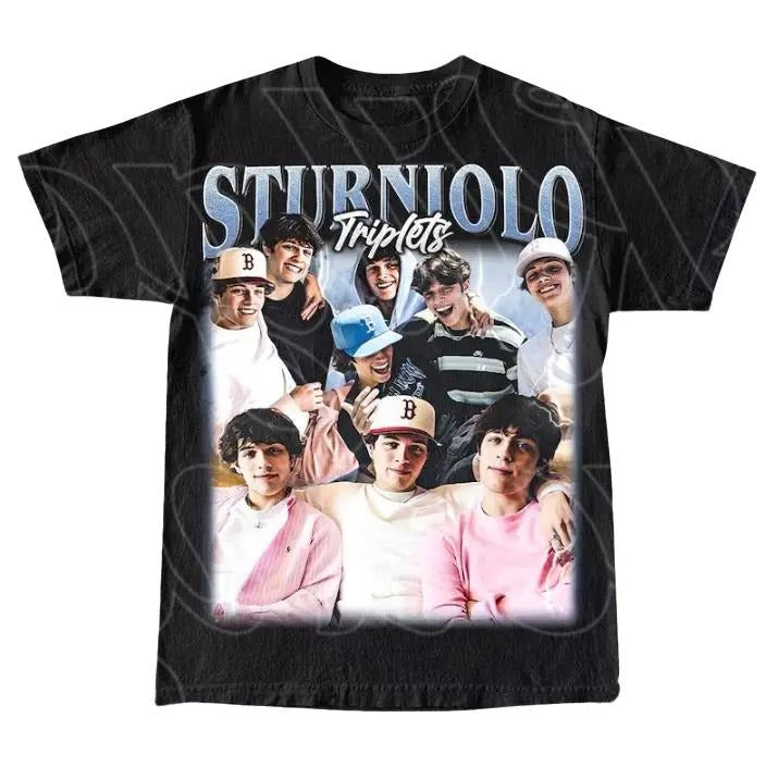 Vintage Sturniolo Triplets T-Shirt, Gift For Fans T-Shirt Hoodie, Sweatshirt | GrindPrints.com