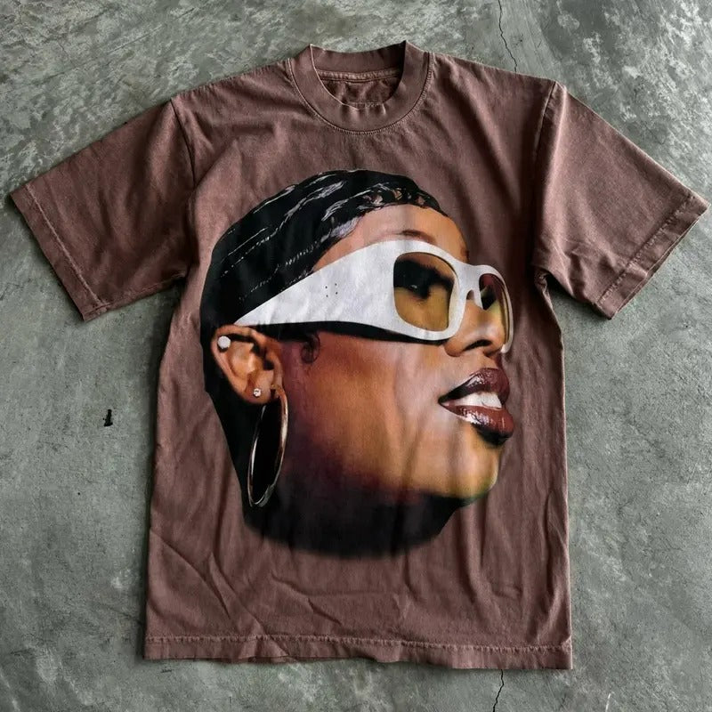 Vintage Style Missy Elliot Unisex T-Shirt Menswear Retro christmas shirt Hoodie, Sweatshirt | GrindPrints.com