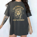 Vintage The Female Gaze Petrify the Patriarchy T-shirt, Feminist T-shirt, Girls Power Unhinged T-shirt, Women Empowerment...