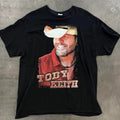 Vintage Toby Keith band tee tshirt Toby Keith shirt Classic Cotton Fabric Menswear Hoodie, Sweatshirt | GrindPrints.com