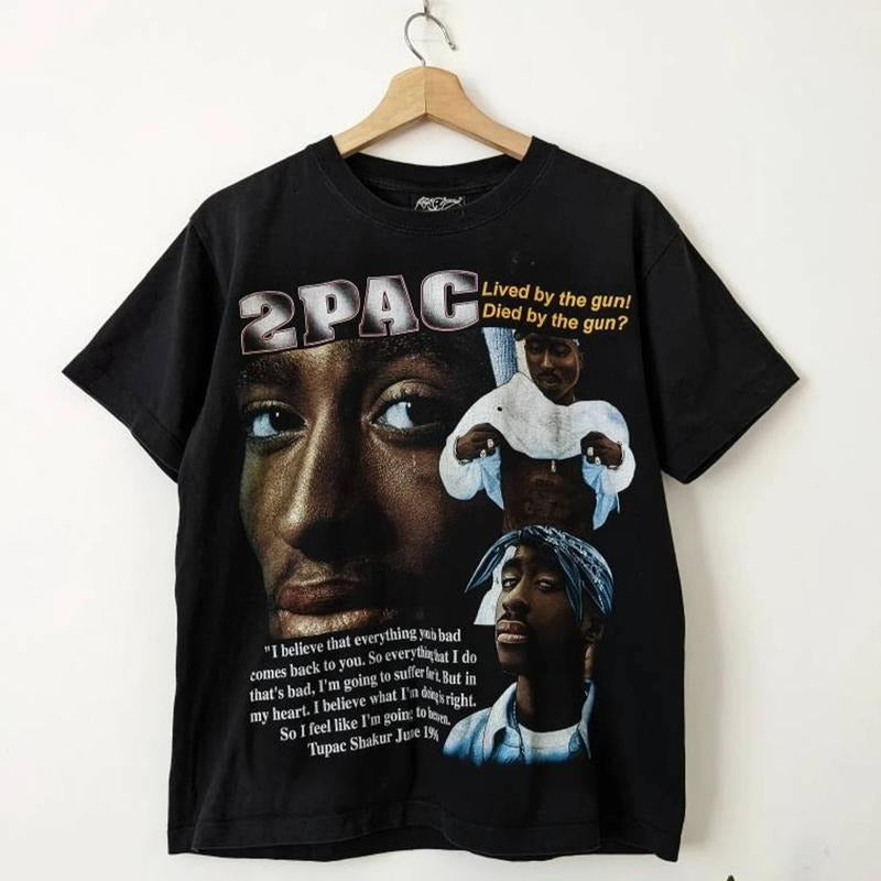 Vintage Tupac Graphic Tees, Tupac Shakur Shirt, 2Pac Shirt, 90s Merch, Rapper Shirt, Hip Hop 90s Legends Shirt, Rapper...