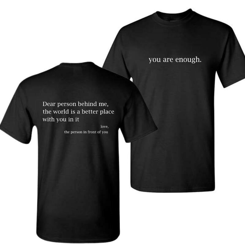 Vintage YOU ARE ENOUGH Crewneck Sweatshirt T-shirt Hoodie, Unisex Shirt | GrindPrints.com