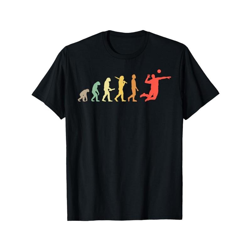 Vintage volleyball evolution gift, T-shirt for volleyball players made in usa Hoodie, Sweatshirt | GrindPrints.com