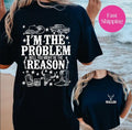 Vintyage Im The Problem One Book Didnt Tee Country Music Lover Cotton Fabric Hoodie, Sweatshirt | GrindPrints.com