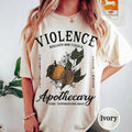 Violence Apothecary Shirt, Fourth Wing merch, Basgiath War College Shirt, Violet Sorrengail, Riorson House Gift,Xaden...