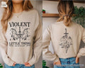 Violent Little Thing Sweatshirt, Fourth Wing Fan Sweatshirt, Dragon Rider Sweatshirt, Book Lover Gift, Bookish Sweatshirt...