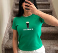 Vitamin G Baby Tee, Funny St Patrick's Day Shirt, Shamrock Lucky Baby Tee, Four Leaf Clover Shirt, St Patrick's Day Baby...