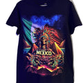 Viva Mexico T-shirt - Black Graphic Tee Featuring Vibrant Mexican Art Design Casual Hoodie, Sweatshirt | GrindPrints.com