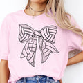 Volleyball Bow Tee Volleyball Bow Tshirt Coquette Volleyball T-Shirt Volleyball Sports Tee Girly Volleyball Tshirt...