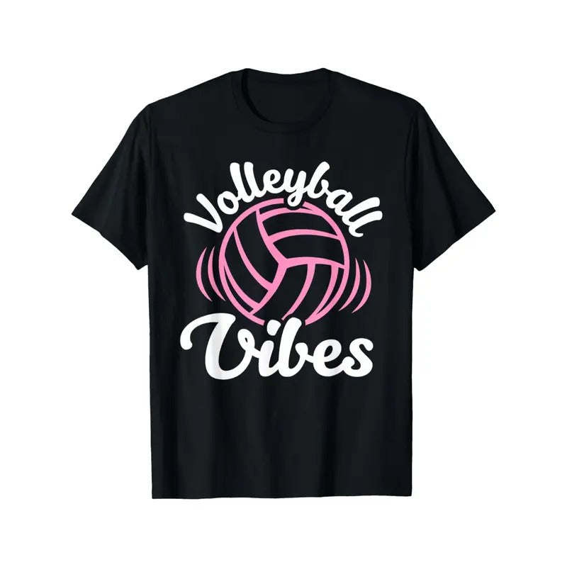 Volleyball Vibes Volleyball Shirt For Girls Teens Women T-Shirt Made in USA Hoodie, Sweatshirt | GrindPrints.com