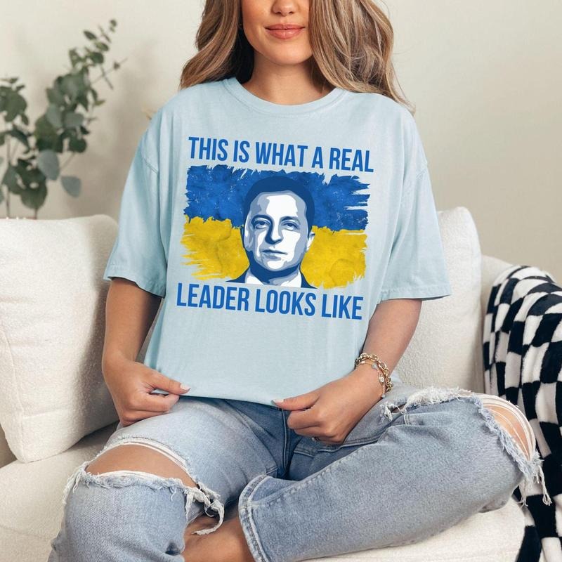 Volodymyr Support Ukraine Shirt Ukrainian Anti This Is What Real Leader Like T-Shirts, Hoodie, Sweatshirt