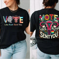 Vote Like Ruth Sent You Two Sides Shirt, Political Activism Shirt, Human Rights Tee, Social Justice, Unisex Short Sleeve...
