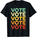 Vote Shirt Women Men Retro Vintage Election 2024 Voter T-Shirt made in usa Hoodie, Sweatshirt | GrindPrints.com