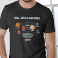 WELL THIS IS AWKWARD FLAT EARTH T Shirt, Unisex Cotton Hoodie, Sweatshirt | GrindPrints.com