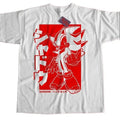 WHITE - The Hedgehog Japanese shirt, The Hedgehog Adventure 2, Dreamcast Japanese Streetwear, Shadow shirt  Crewneck...
