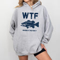 WTF Where's The Fish Hoodie, Unisex Fishing Lovers Hoodie, Funny Fisherman Hoodie, Go Fishing Outfits T-Shirts, Sweatshirt