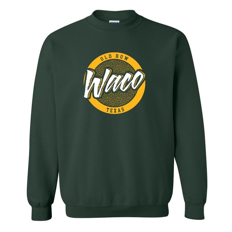 Waco, Texas Circle Crewneck Sweatshirt, Vintage Graphic Sweatshirt, Vintage Crewnecks Sweatshirt T-Shirts, Hoodie