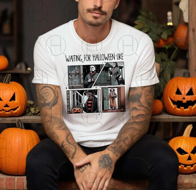 Waiting For Halloween Like Horror Movie Shirt Hoodie, Sweatshirt | GrindPrints.com