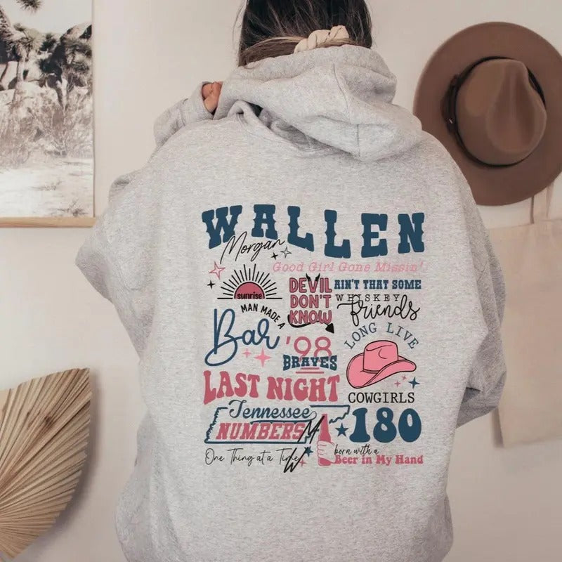 Wallen Hoodie (Ash Grey Edition) T-Shirts, Sweatshirt | GrindPrints.com