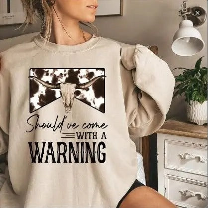 Wallen Should've Come with a Warning Sweater, Morgan Warning Shirt, Country Music Tee, Full Sizes, Full Colors, Unisex...