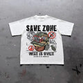 War Is Over Flame Boy Graphic Print Cotton T-Shirt, Y2k Shirt, Unisex T-Shirt, Gift For Men Women Hoodie, Sweatshirt