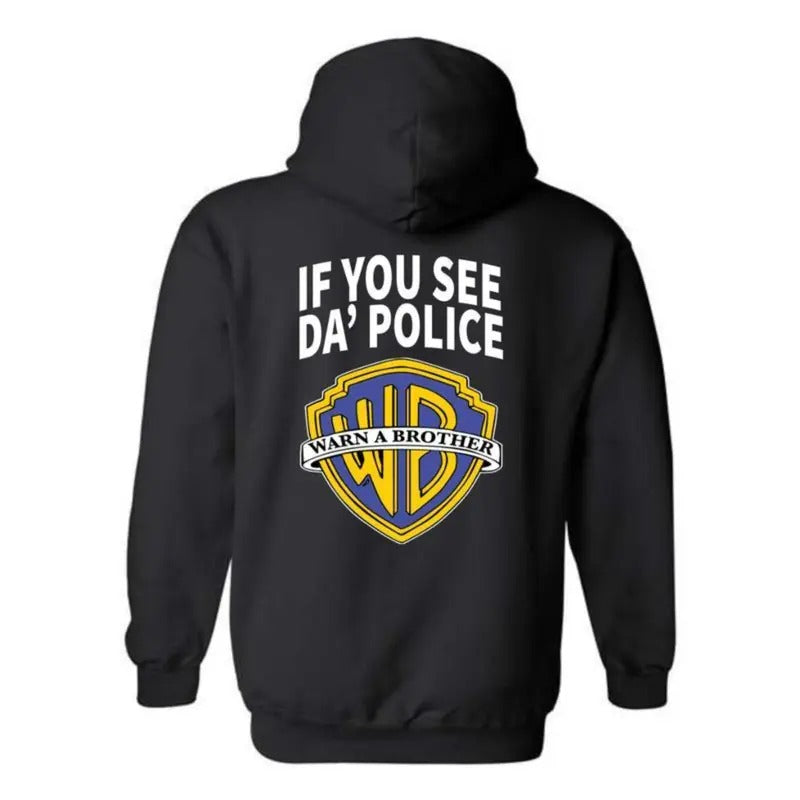 "Warn Brother" Pop Culture Twist Iconic Logo Menswear T-Shirts, Hoodie, Sweatshirt