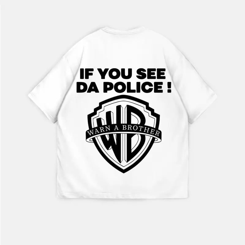 'Warn a Brother' T-shirt - Doublesides - Menswear Hoodie, Sweatshirt | GrindPrints.com