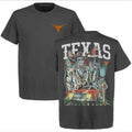 Warren Lotas - Texas Longhorns Football - Unique Retro Western Skeleton Cowboy Printed Shirt, Dead Man's Football Graphic...