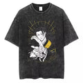 Washed T-shirt Jujutsu Kaisen Geto Suguru VINTAGE Fashion Cotton Short Sleeves Hoodie, Sweatshirt | GrindPrints.com