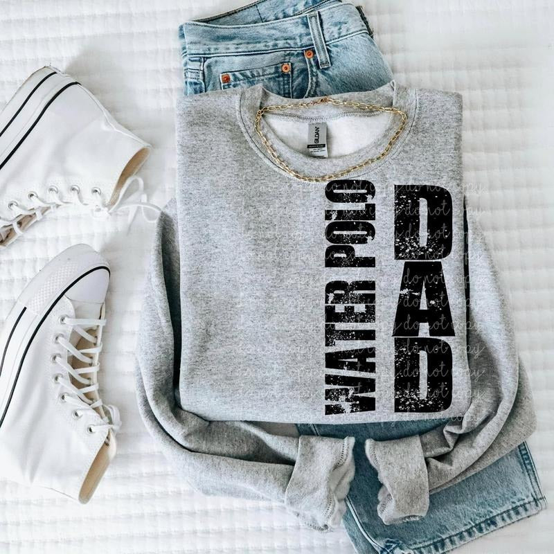 Water Polo Dad DTF Transfers - THIS IS NOT A SHIRT Hoodie, Sweatshirt | GrindPrints.com