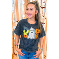 Watercolor Boo Mineral Washed Graphic T-Shirt Hoodie, Sweatshirt | GrindPrints.com