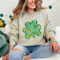 Watercolor Shamrock Sand Unisex Gildan Sweatshirt T-Shirts, Hoodie | GrindPrints.com