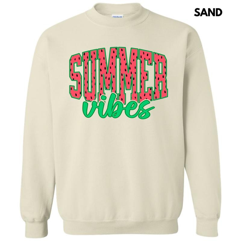 Watermelon Summer Vibes Sweatshirt 'NLB' T-Shirts, Hoodie | GrindPrints.com