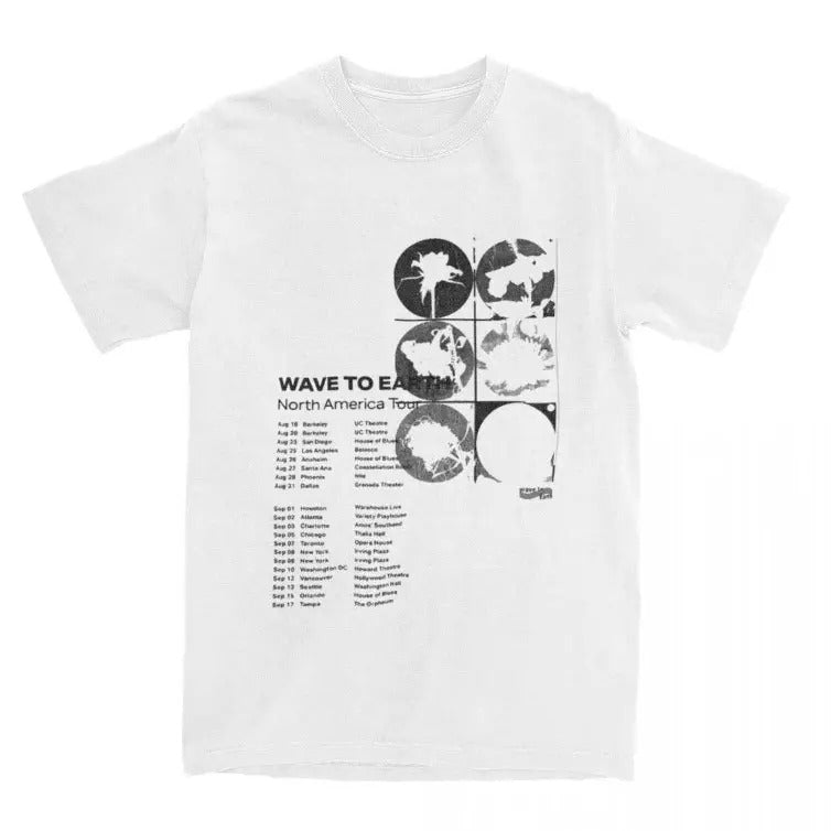 Wave To Earth North America Tour Inspired Concert T-Shirt Vintage Style Cotton Tee for Men Women Hoodie, Sweatshirt