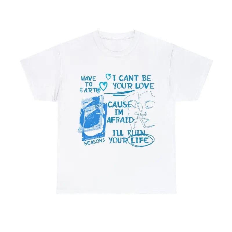 Wave to Earth Nature Lover T-Shirt Sustainable Ocean Graphic Tee Hoodie, Sweatshirt | GrindPrints.com
