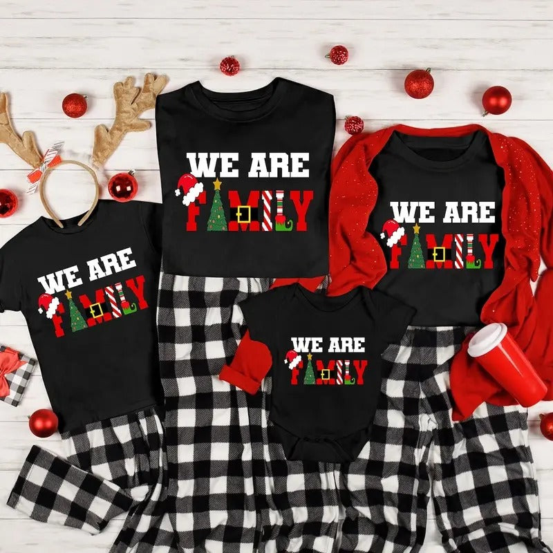We Are Family shirt, Matching Christmas, Christmas Pajama, Family Shirt, Family Christmas, Christmas shirt, Family...