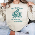 We Ride At Night Be Goneish By DawnishShirt And Sweatshirt, Raccoon Shirt And Sweatshirt, Funny Retro Shirt, Trash Panda...