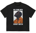 We Stand With Rodney Hinton T-Shirt Retro Vibes Modern Style Quality Graphic Design Hoodie, Sweatshirt | GrindPrints.com