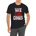 We The Ones Print, Men's Round Crew Neck Short Sleeve, Simple Style Tee Fashion Regular Fit T-Shirt, Casual Comfy...