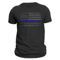 We The People 1776 Thin Blue Line Flag Police Men's T-Shirt Casual Classic Hoodie, Sweatshirt | GrindPrints.com